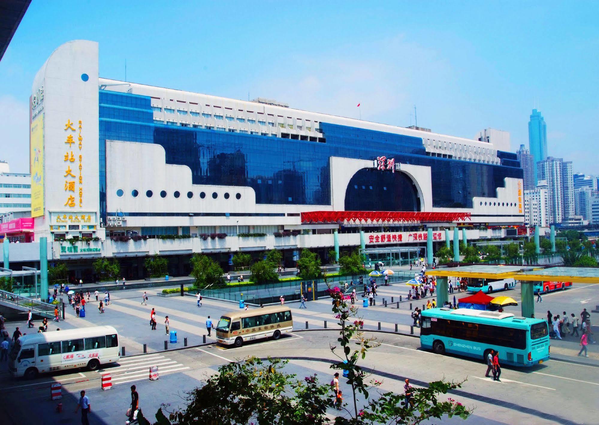 Shenzhen Luohu Railway Station Hotel - West Building Bagian luar foto